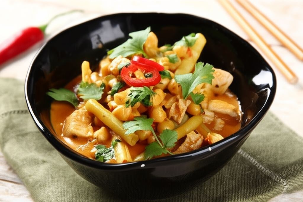 Kurczak z cieciorką na jogurcie