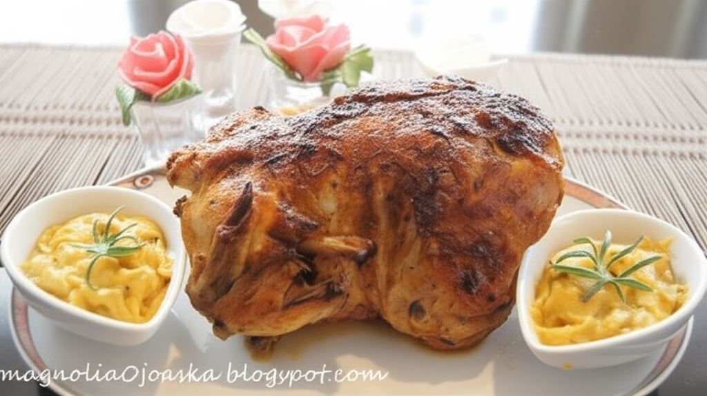 Kurczak z sosem pomarańczowo-rozmarynowym