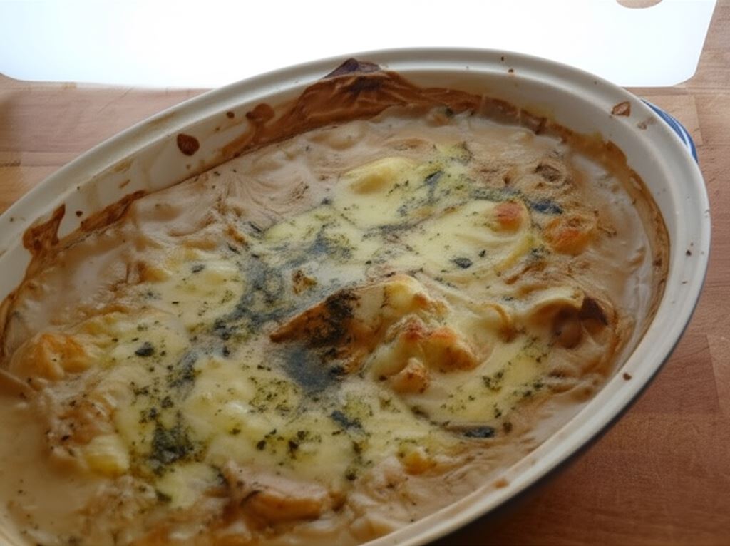 Kurczak zapiekany w sosie śmietanowym