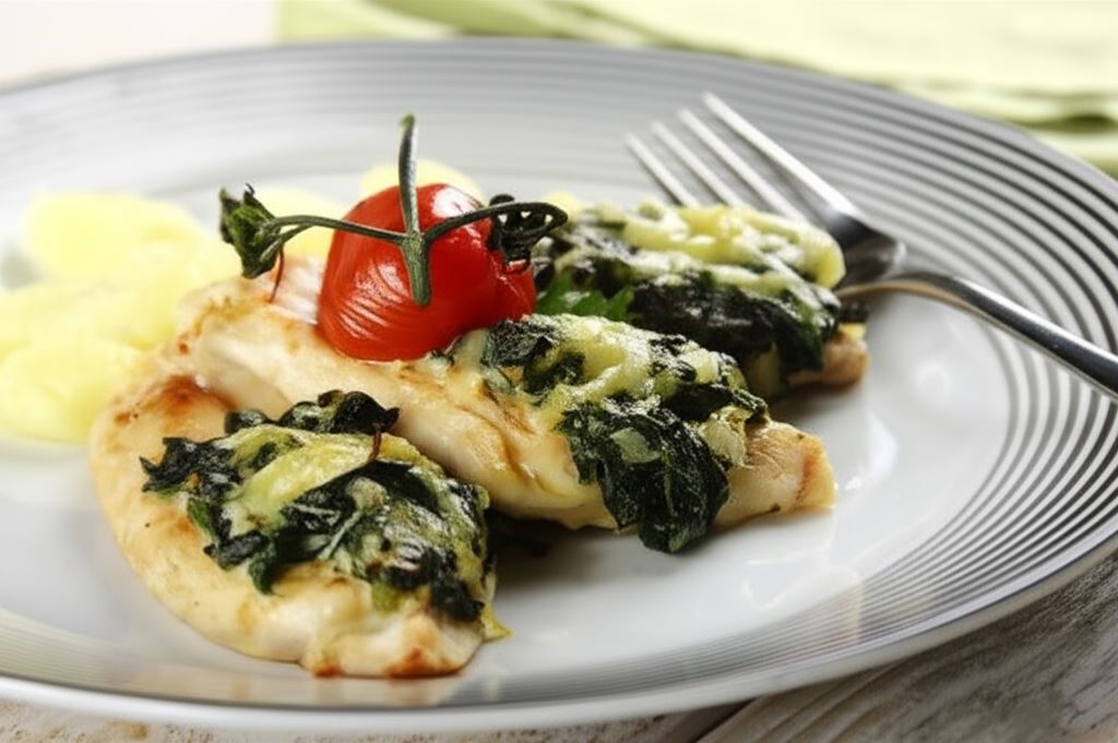 Kurczak ze szpinakiem