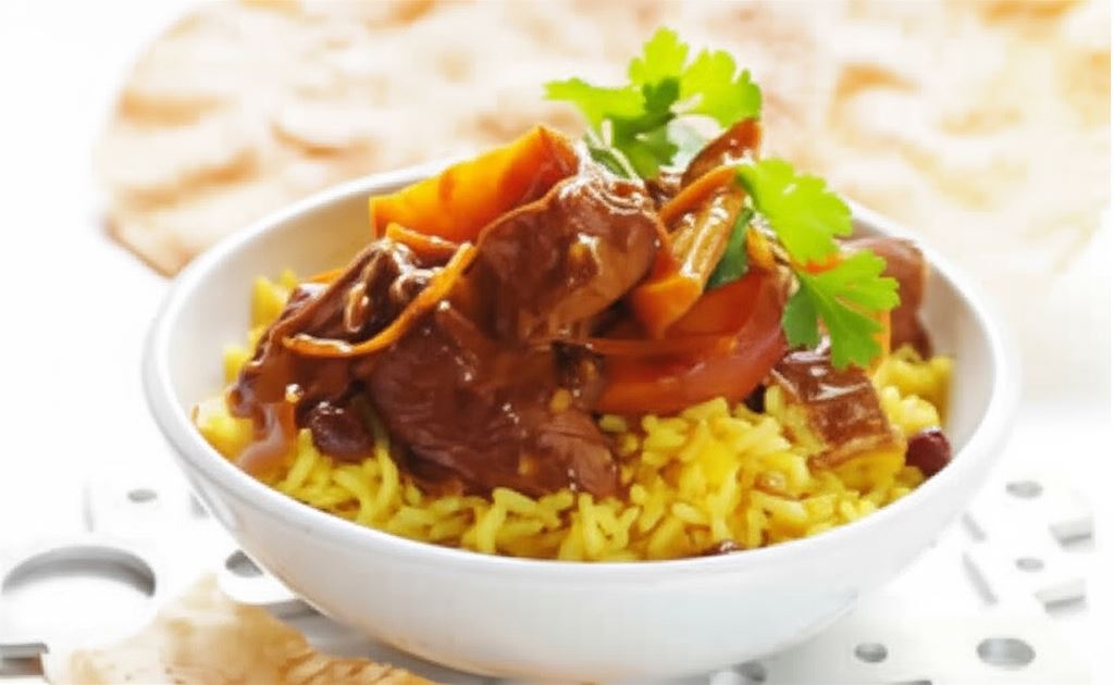 Łagodna wołowina curry