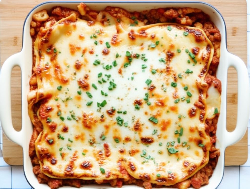 Lasagne z wołowiną i ricotto