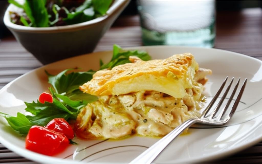 Lazania po polsku z kurczakiem