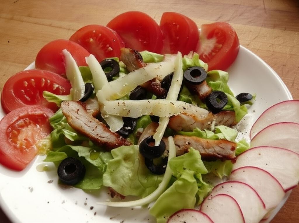 Lekka sałatka z kurczaka