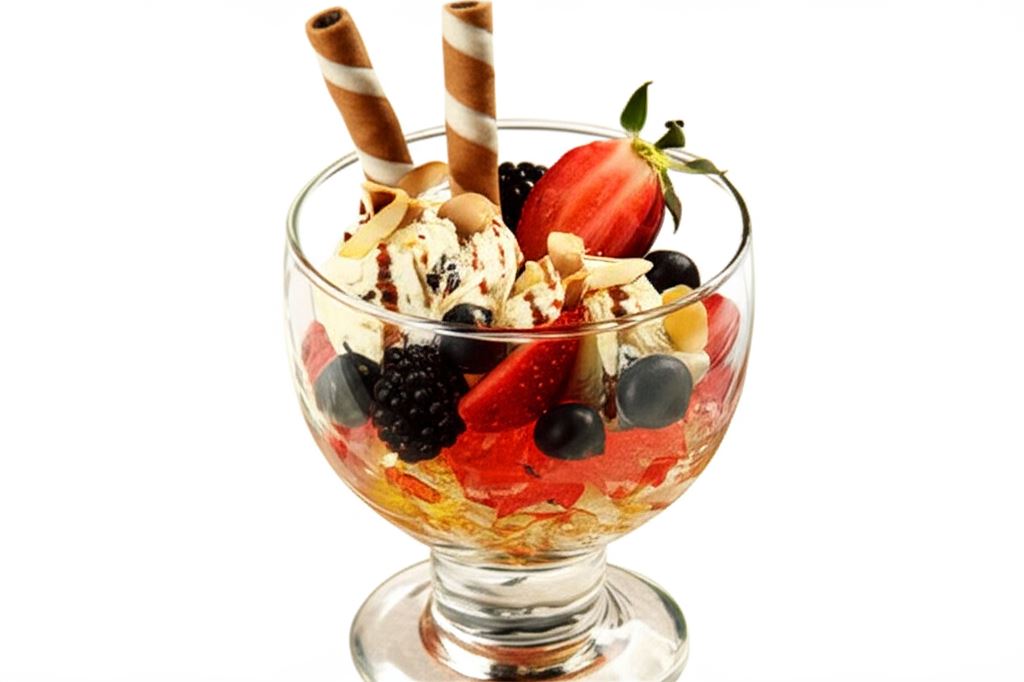 Lody w pucharku 'Ambrozja'