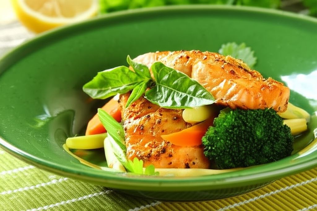 Łosoś herbaciany z syropem klonowym