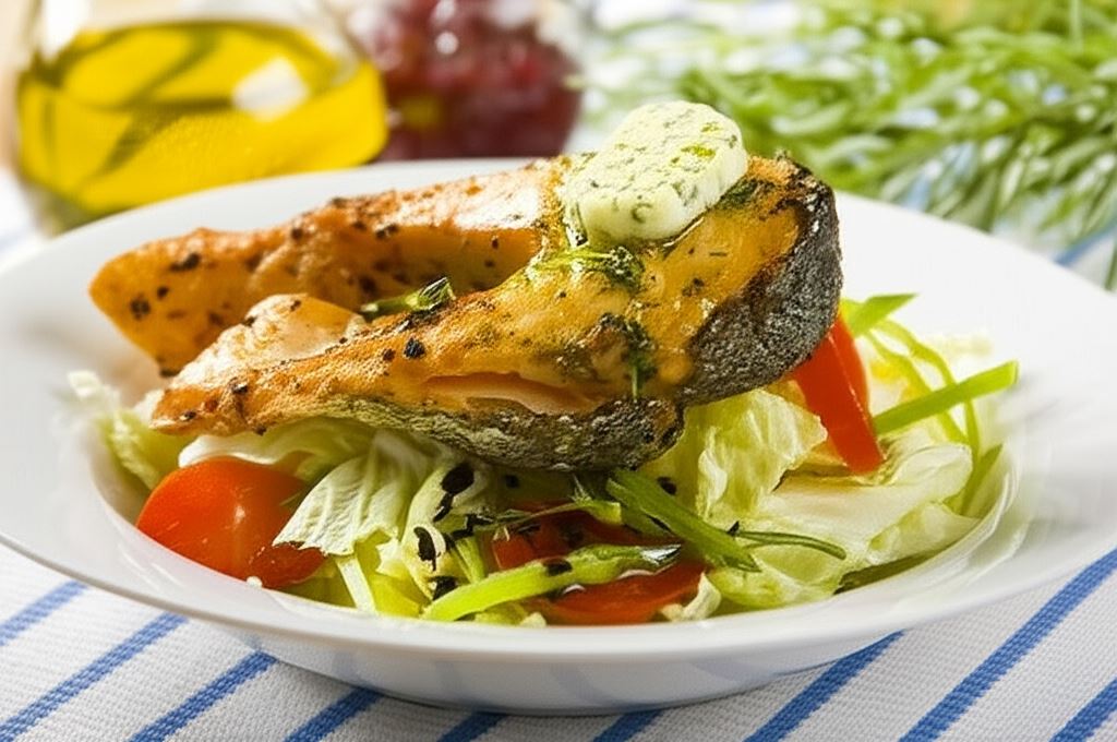 Łosoś pachnący koperkiem