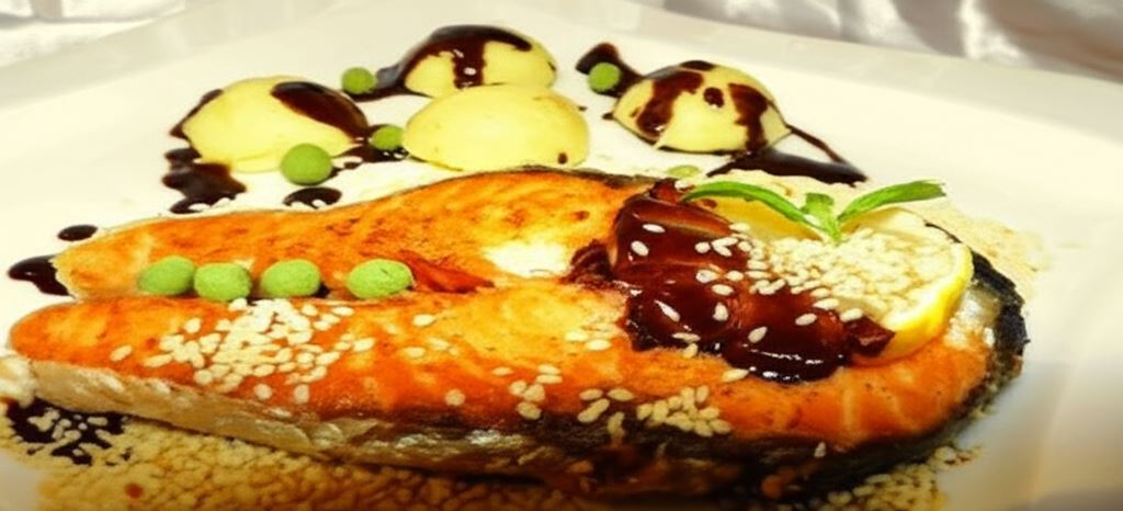 Łosoś smażony na maśle