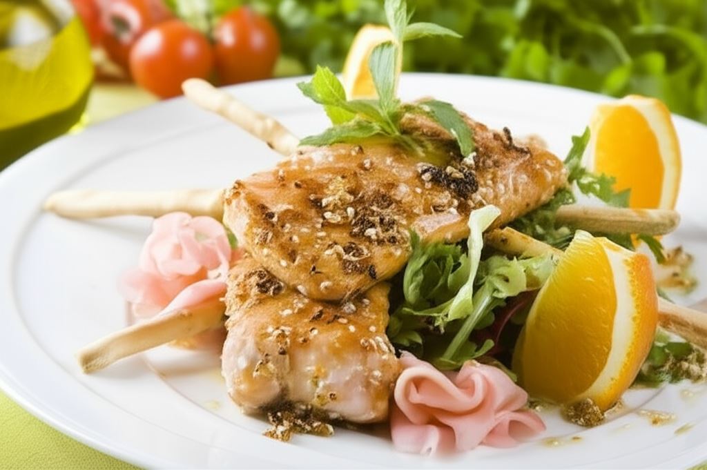 Łosoś w glazurze miodowo sojowej