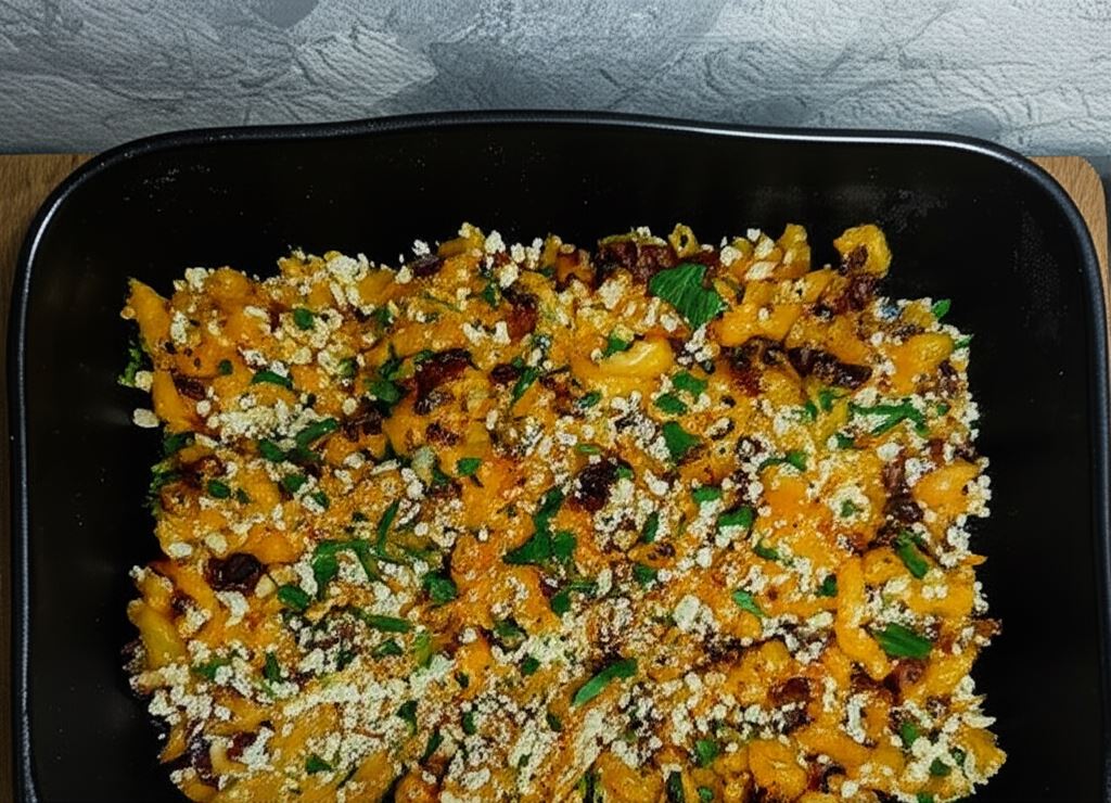 Mac’n cheese z chorizo