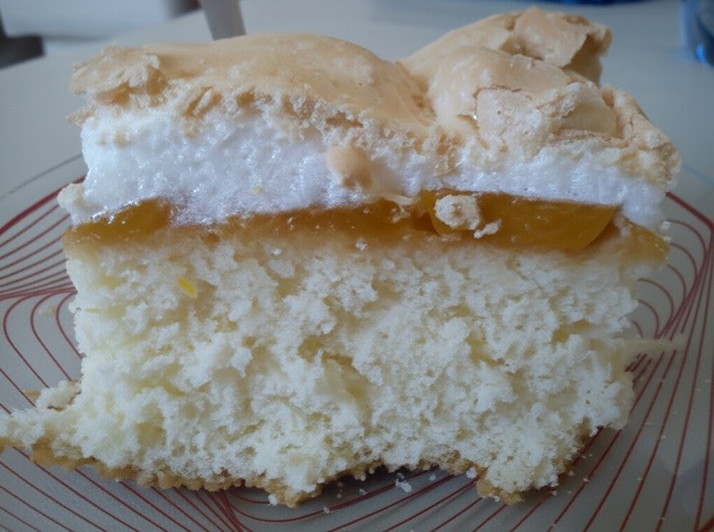 Magiczny i szybki biszkopcik z brzoskwinką