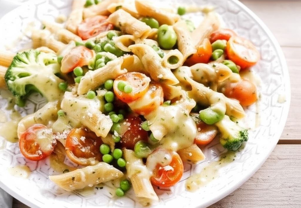 Makaron orkiszowy z bobem