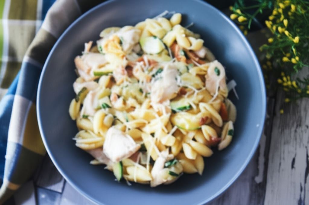 Makaron z kurczakiem