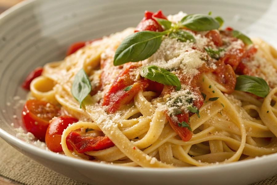 Makaron z mascarpone