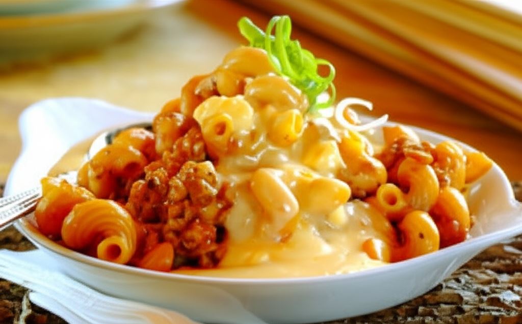 Makaron z sosem z trzech serów