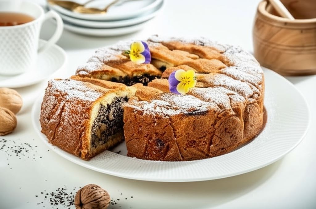 Makowiec na kruchym cieście