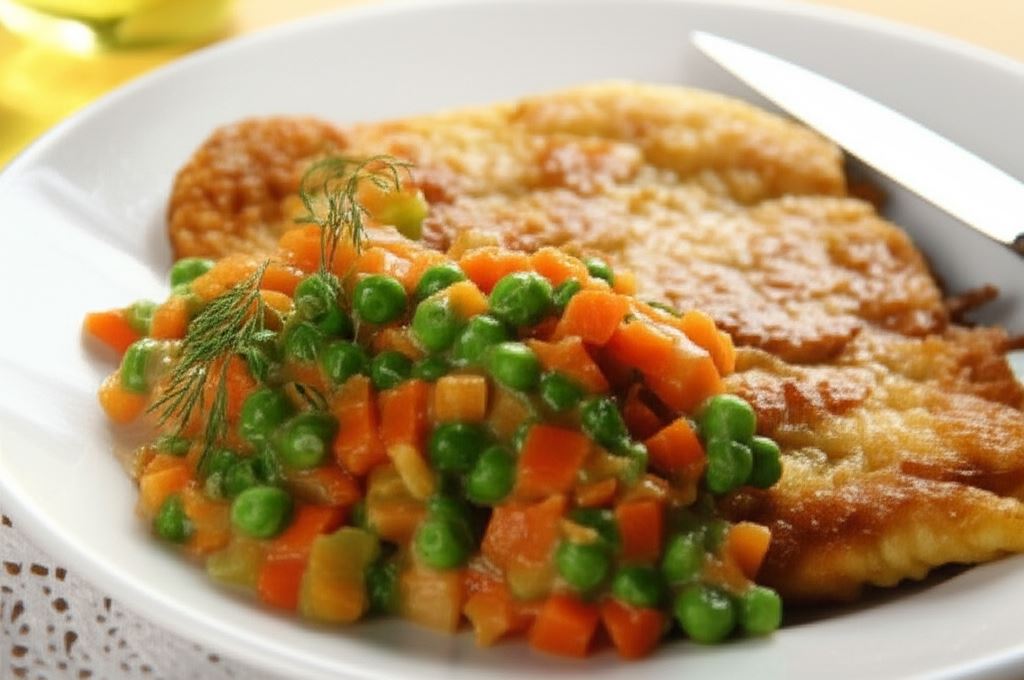 Marchewka z groszkiem na gęsto