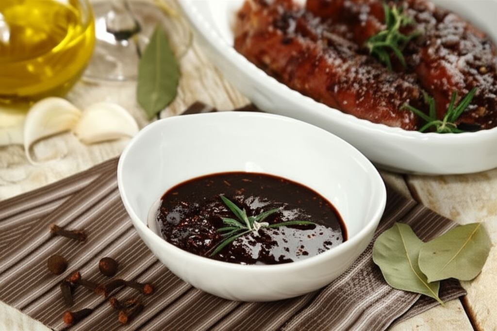 Marynata z czerwonym winem