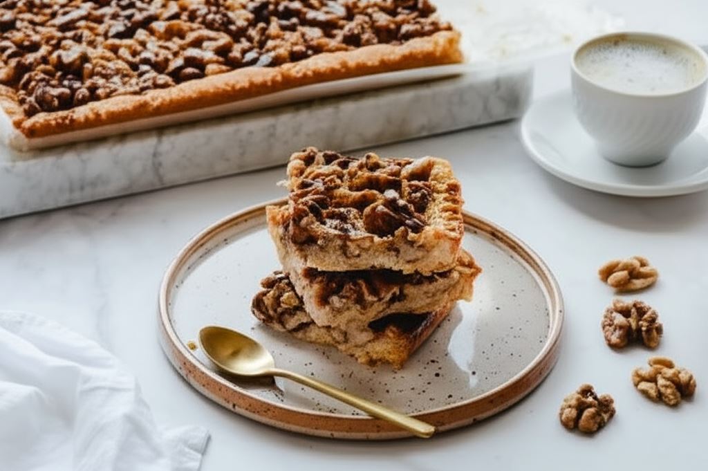 Mazurek miodowo-orzechowy