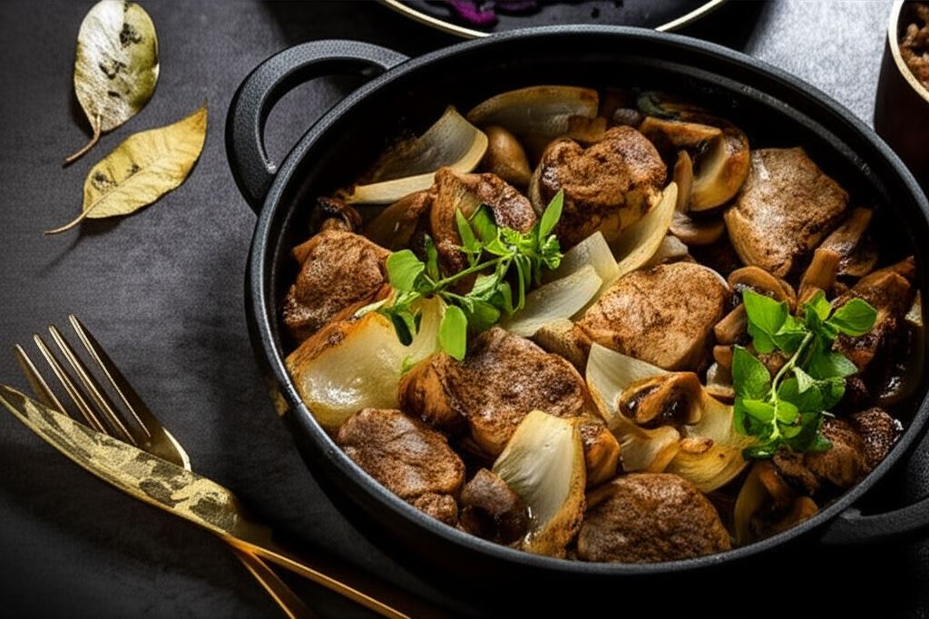 Medaliony z polędwiczki wieprzowej z pieczarkami