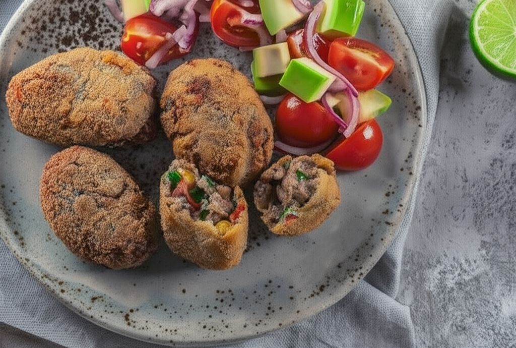 Meksykańskie krokiety z wołowiną