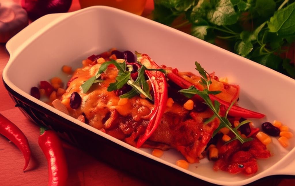 Meksykańskie naleśniki z warzywami