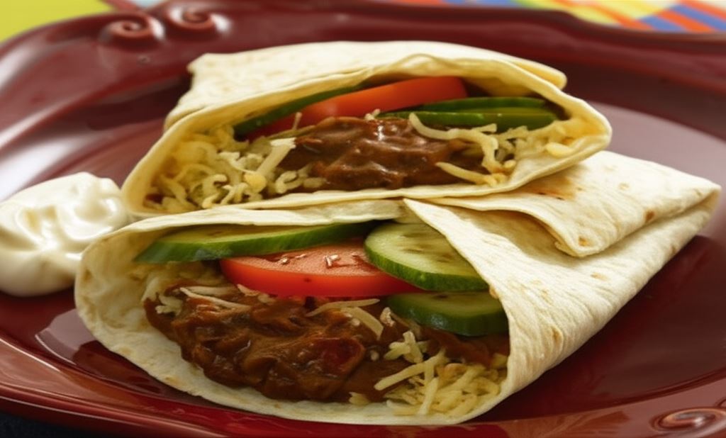 Meksykańskie placki fajitas z warzywami