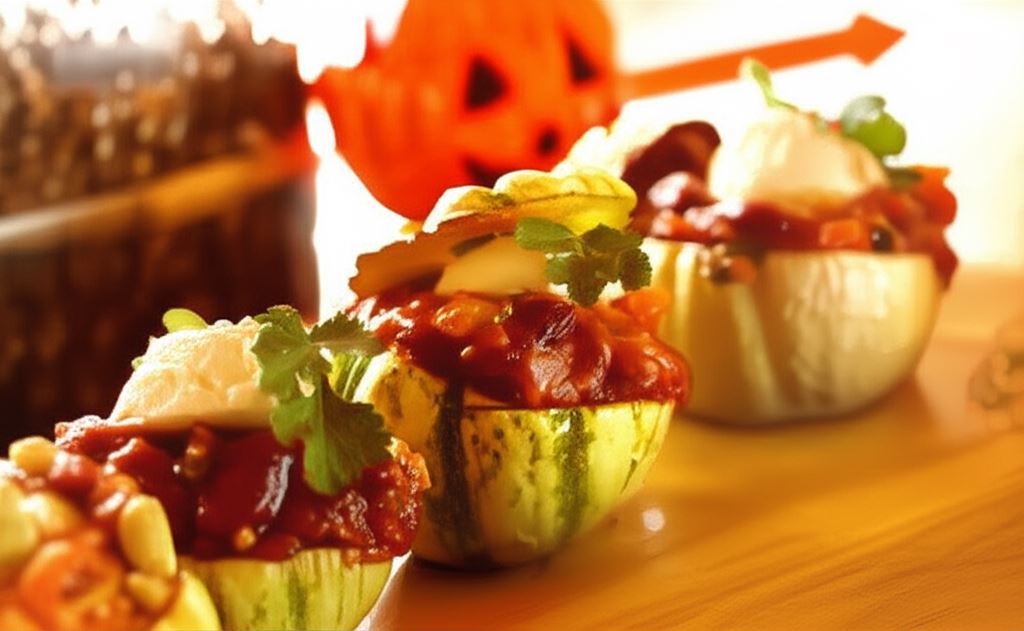 Mini dynie z meksykańskim farszem