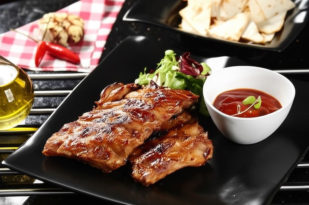 Miodowe żeberka z Burbonem i limonką