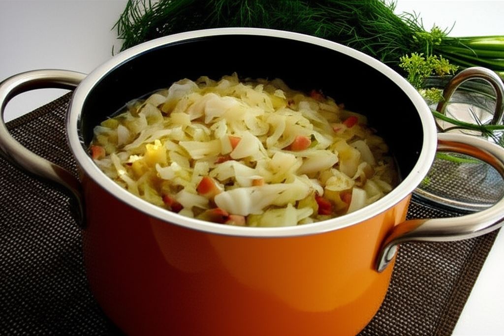 Młoda kapusta duszone