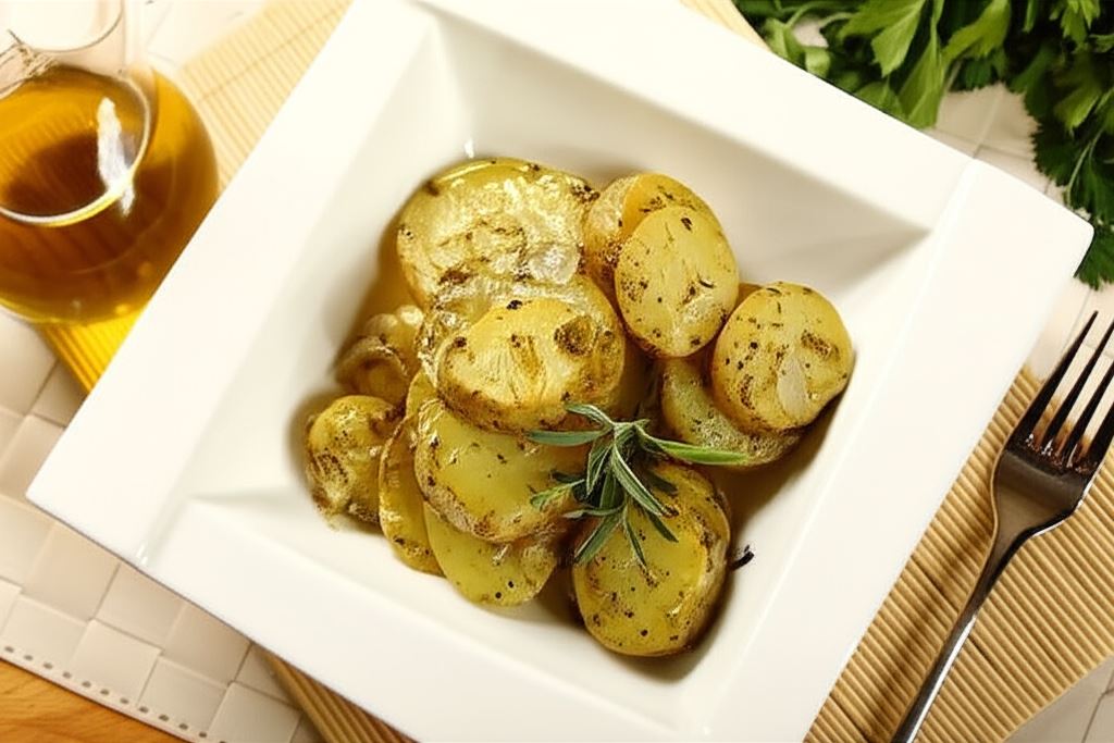 Młode ziemniaki pieczone w piekarniku