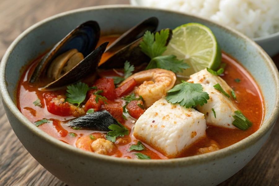 Morskie ragout po meksykańsku