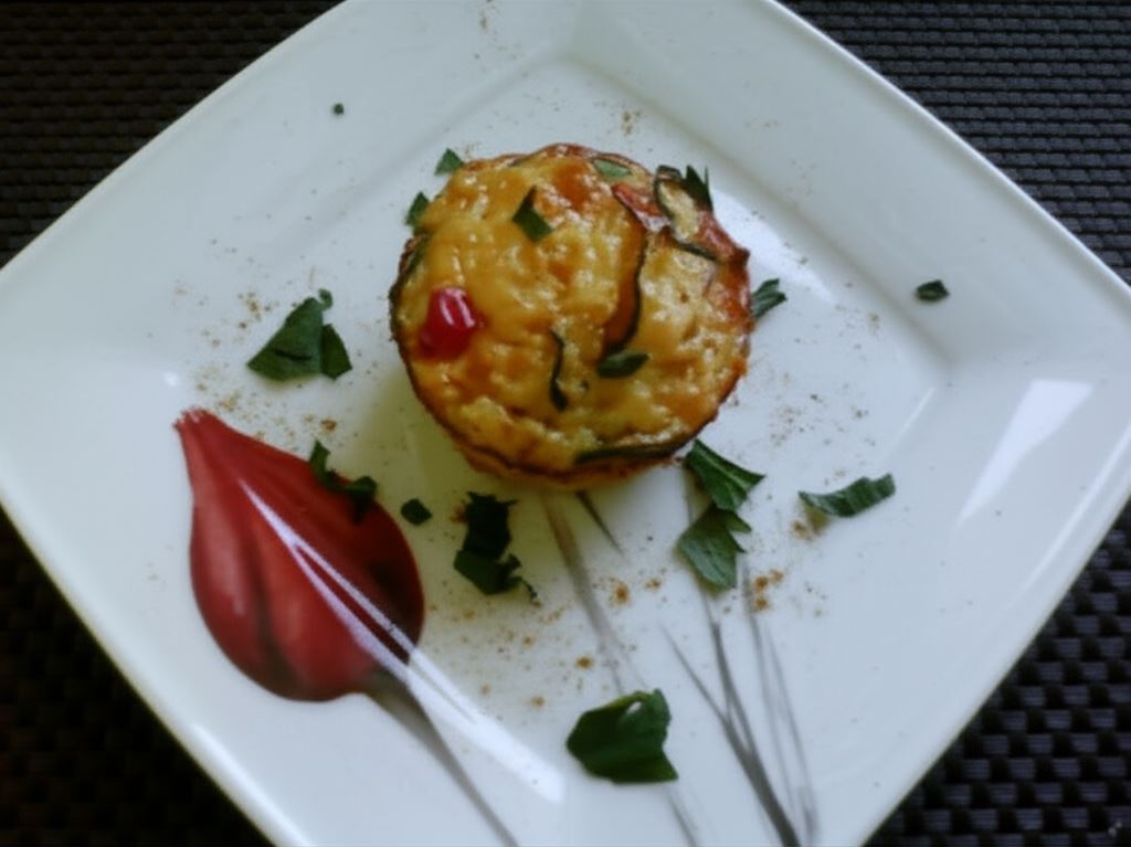 Muffinki bez mąki z sezonowymi warzywami