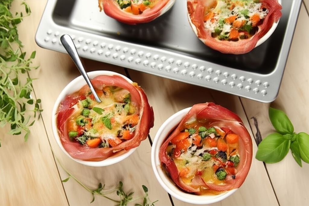 Muffiny jajeczne z warzywami