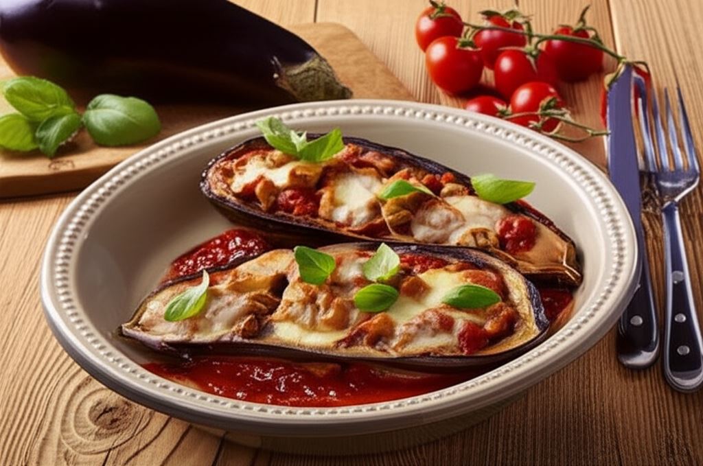 Nadziewane bakłażany