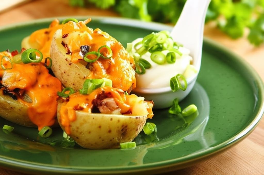 Nadziewane skorupki ziemniaków