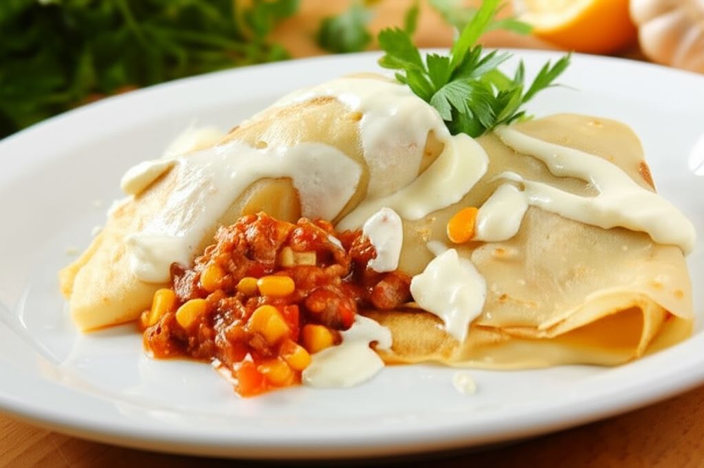 Naleśniki faszerowane mięsem