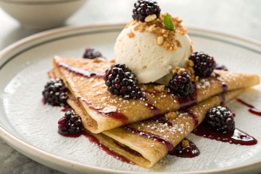 Naleśniki z jeżynami