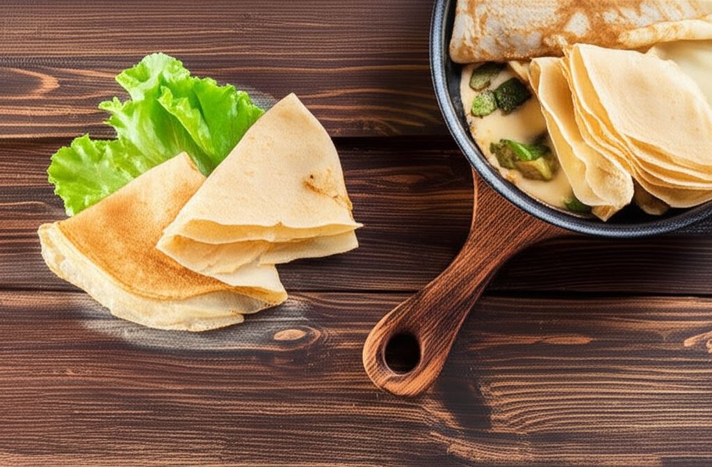 Naleśniki z kurczakiem i cukinią