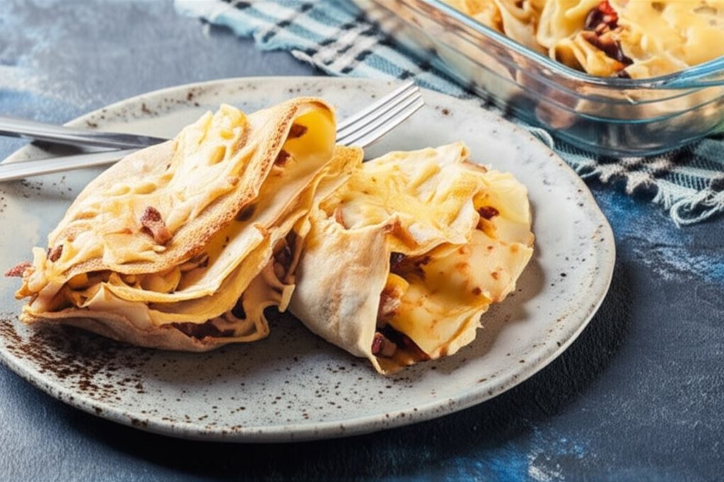 Naleśniki z kurczakiem po meksykańsku