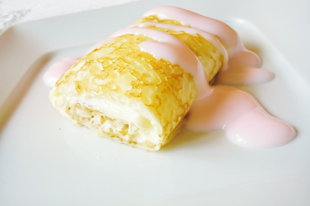 Naleśniki z serem i bananami