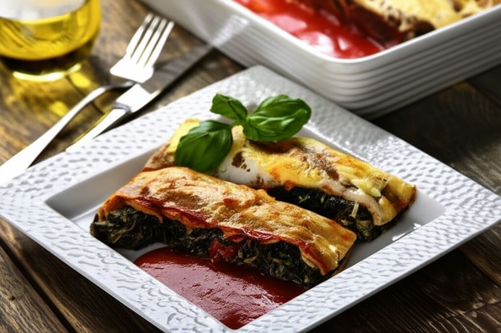 Naleśniki ze szpinakiem