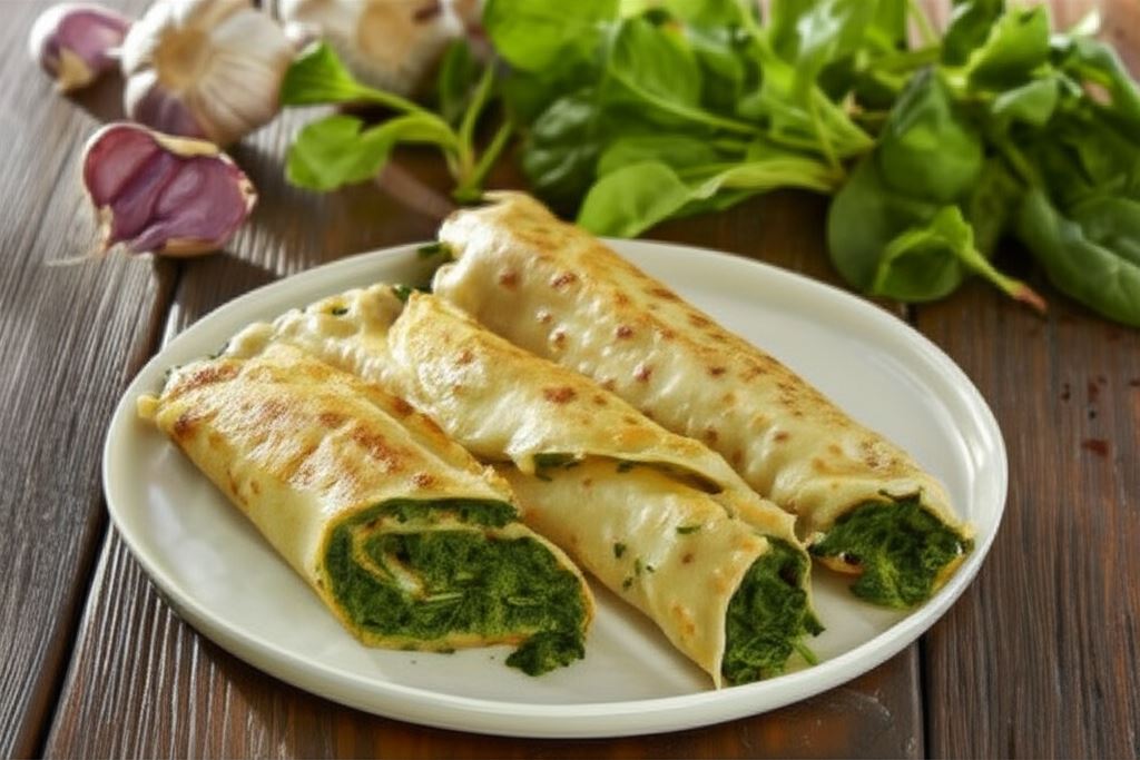 Naleśniki ze szpinakiem