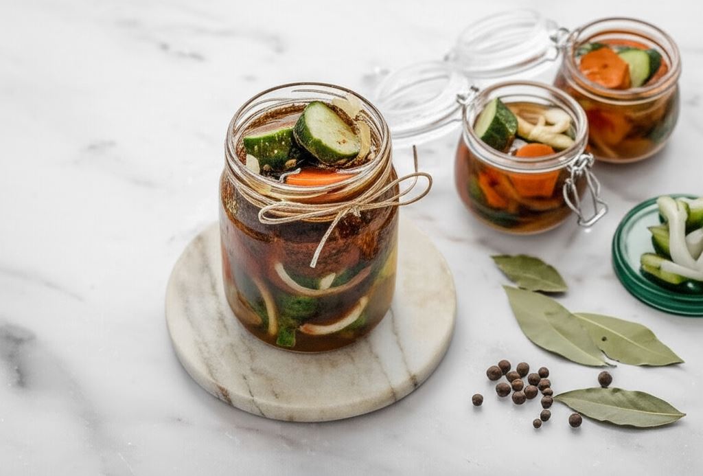 Ogórki w zalewie gyros