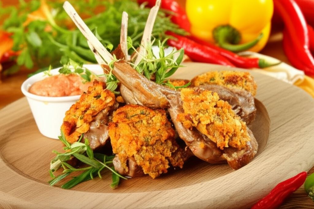 Opiekane kotleciki jagnięce