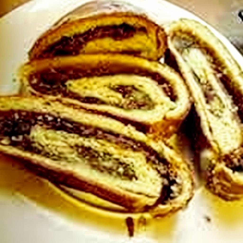 Orzechowo kakaowy zawijaniec