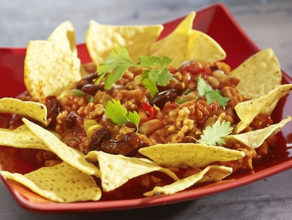 Ostre chili z czipsami tacos