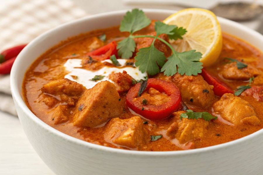 Ostry kurczak z curry