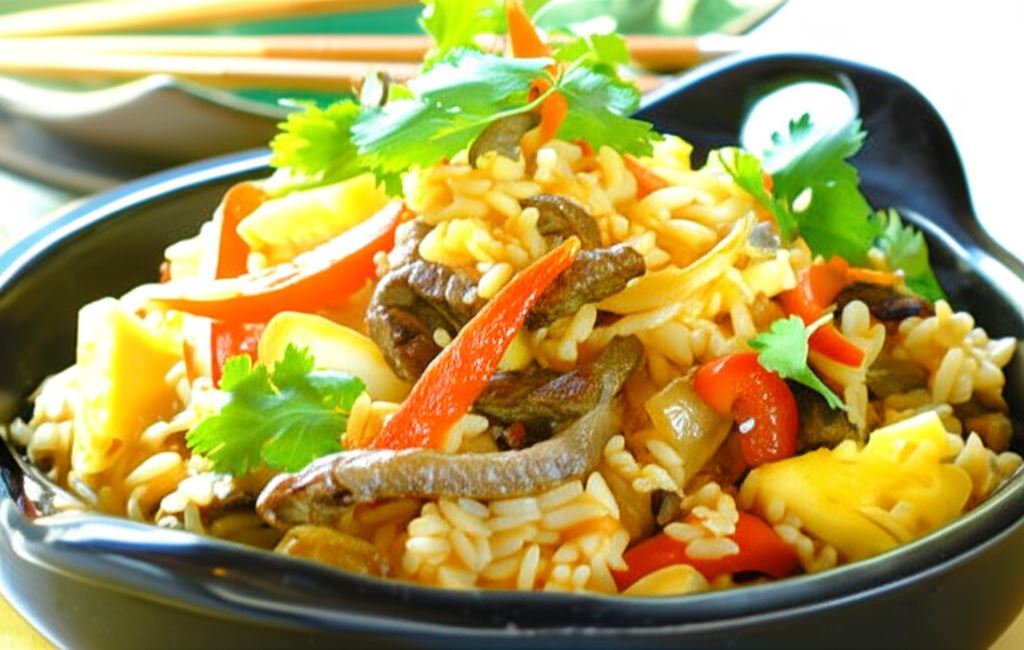 Owocowy kurczak z curry