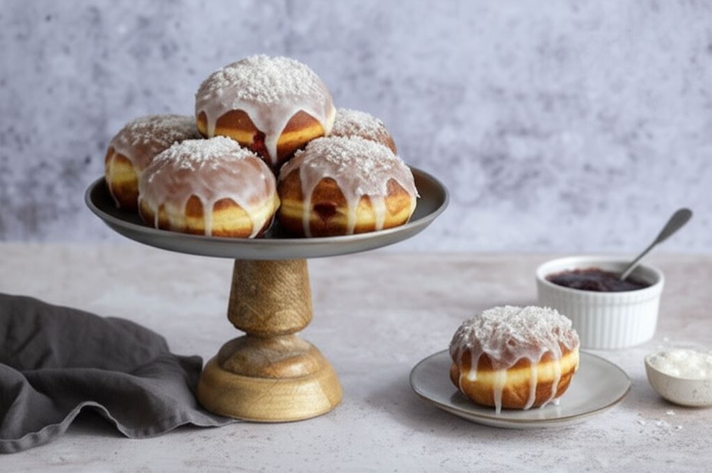 Domowe pączki z marmoladą